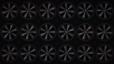 Abstract Rotating Wheel Pattern Seamless Loop Stock Footage 340630095