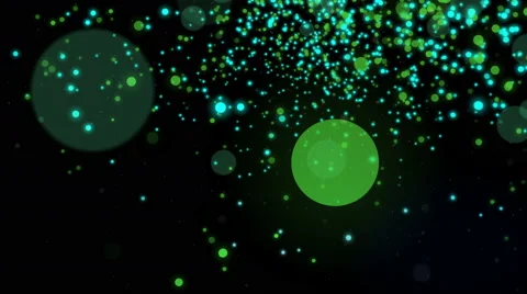 Abstract Rotation Particles Background Stock Footage 64759150