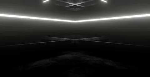 Abstract Rough Empty Dark Rusty Scene With Lighting Gray Abstract Background  Stock Illustration