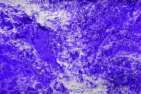 Abstract rough foamy water texture in violet color Stock Illustration