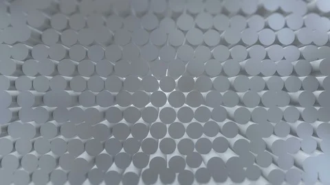 Abstract Round 3d Background Random Motion, Animation 4k Video stock 107527819