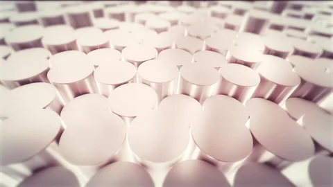 Abstract Round 4k Background Random Motion, 3d Dark Animation. Stock-Footage 294052502