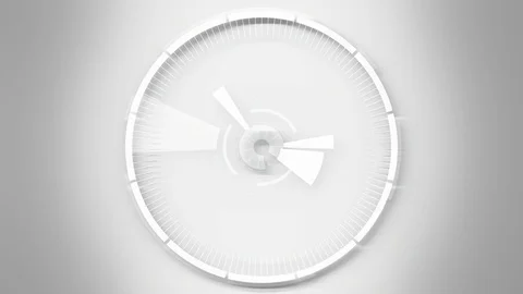 Abstract round animation, hi-tech background. Futuristic Sci-Fi HUD effect. Vidéo 79699548