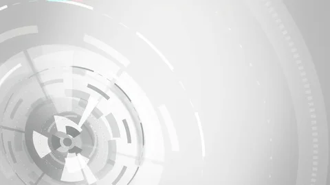 Abstract round animation, hi-tech background. Futuristic Sci-Fi HUD effect. Vidéo 79703987