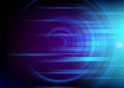 Abstract round blue background. Minimal fluid design, vector illustration Stock Illustration