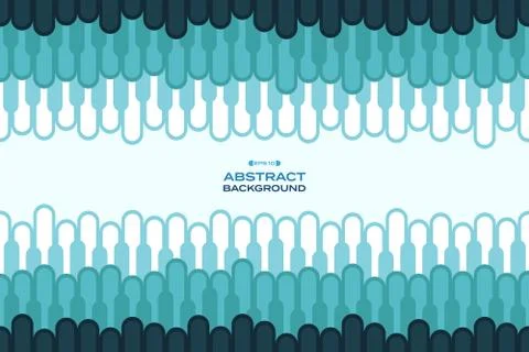 Abstract round blue wavy pattern lines element artwork background. Illustrazione stock