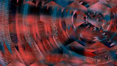 Abstract round car red glossy wheel animation. 스톡 동영상 117300957