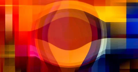Abstract Round Circle Pattern In Center Background Wallpaper Wave Stockillustratie