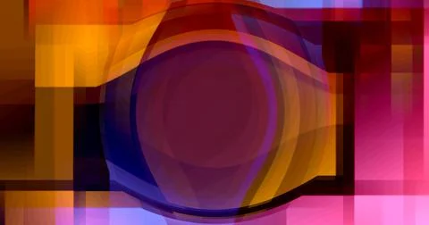 Abstract Round Circle Pattern In Center Background Wallpaper Wave Illustrazione stock