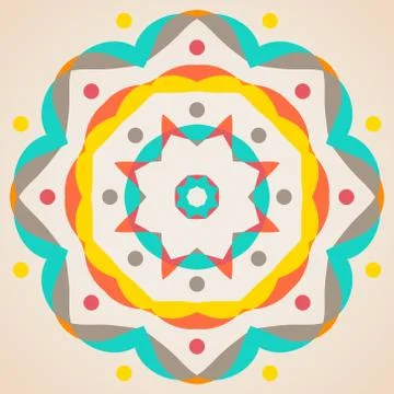 Abstract round design Stock Illustration