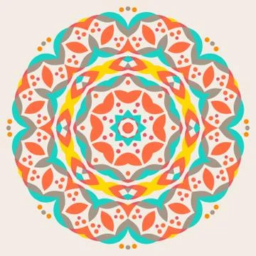Abstract round design Stock Illustration
