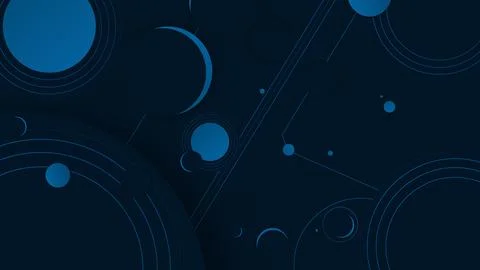 Abstract round element innovation graphic background Stock Illustration