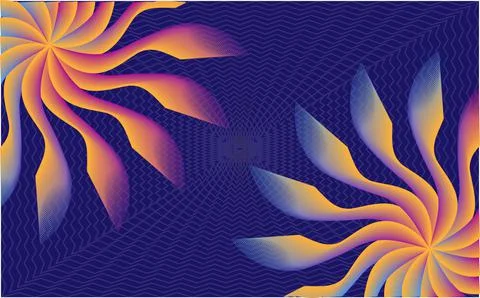 Abstract round illustration Stock Illustration