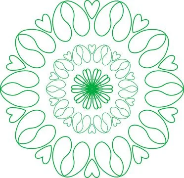 Abstract round mandala pattern. Ornamental arabesque. Vector design element. 스톡 일러스트