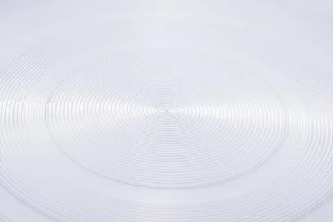 Abstract round metallic texture angle view with selective focus Foto stock