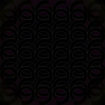 Abstract round pattern black purple centered blurred Stock Illustration