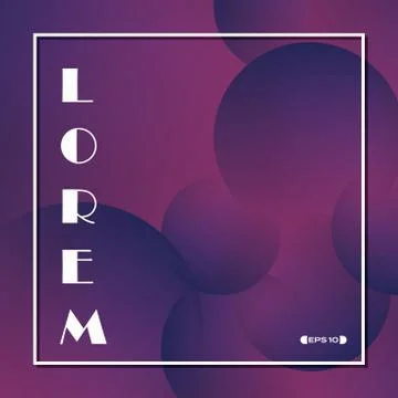 Abstract of round pattern violet pink liquid gradient color background. 스톡 일러스트