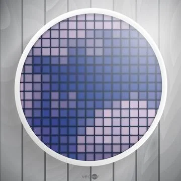 Abstract Round Shape With Frame Abstract Round Shape With Frame. Vector Il... Stock Photos