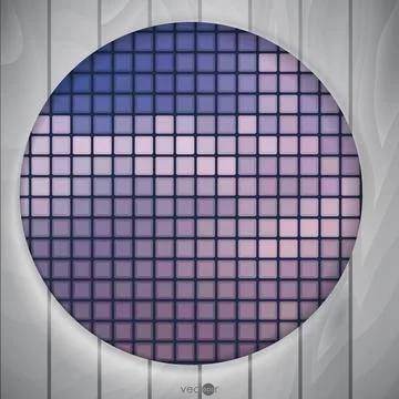 Abstract Round Shape With Frame Abstract Round Shape With Frame. Vector Il... Stock Photos