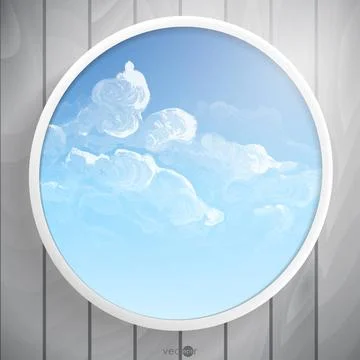 Abstract Round Shape With Frame Abstract Round Shape With Frame. Vector Il... Stock Photos