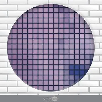 Abstract Round Shape With Frame Abstract Round Shape With Frame. Vector Il... Stock Photos