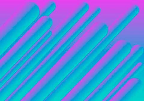 Abstract round shapes gradient dynamic concept Stock Illustration