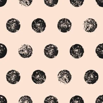 Abstract Round Shapes Seamless Pattern 스톡 일러스트