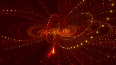 Abstract round source of particles Stock Footage 248984304