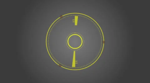 Abstract round vector shape Stock Footage 24231119