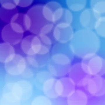 Abstract rounded bokeh effect background. Soft and blurred circles Stock Illustration