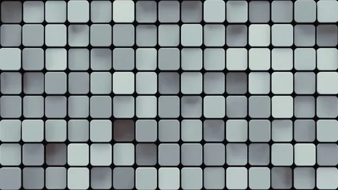 Abstract Rounded Cube Random Motion, 3d Loopable Animation 4k Vidéo 74271234