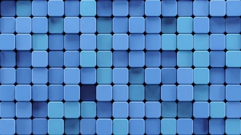 Abstract Rounded Cubes Move, 3d Animation 4k Vidéo 74271219