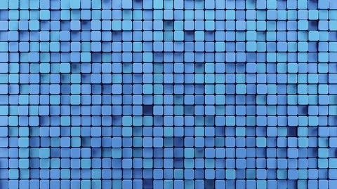 Abstract Rounded Cubes Move, 3d Animation 4k Vidéo 74271284