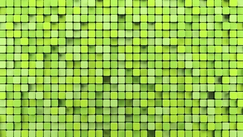 Abstract Rounded Cubes Move, 3d Animation 4k Stock Footage 74271344