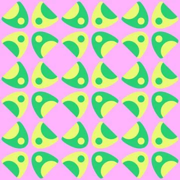 Abstract rounded ornament for decorating any surfaces or things. Seamless pat Illustrazione stock