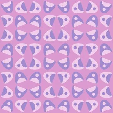 Abstract rounded ornament for decorating any surfaces or things. Seamless pat Stock Illustration