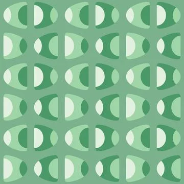 Abstract rounded ornament for decorating any surfaces or things. Seamless pat Stock Illustration