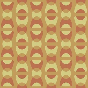 Abstract rounded ornament for decorating any surfaces or things. Seamless pat Stock Illustration