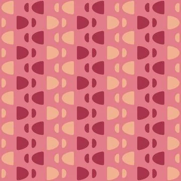 Abstract rounded ornament for decorating any surfaces or things. Seamless pat Stock Illustration