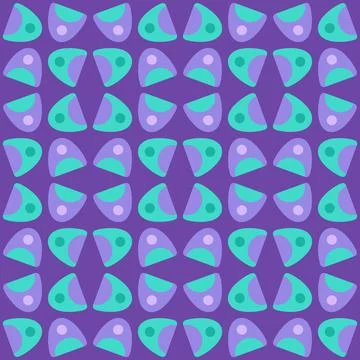 Abstract rounded ornament for decorating any surfaces or things. Seamless pat Stock Illustration