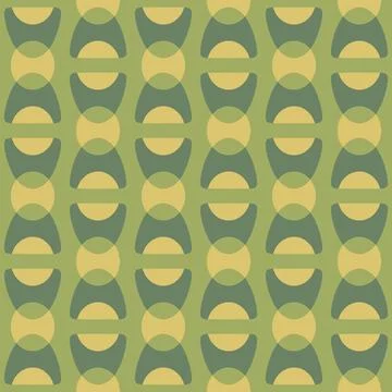 Abstract rounded ornament for decorating any surfaces or things. Seamless pat Stock Illustration