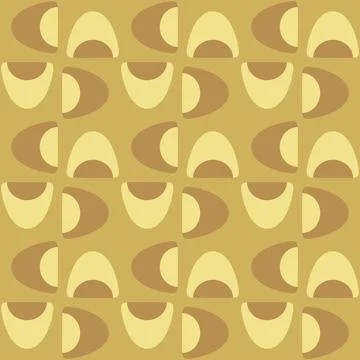 Abstract rounded ornament for decorating any surfaces or things. Seamless pat Illustrazione stock