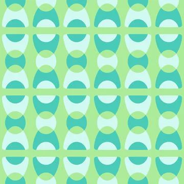 Abstract rounded ornament for decorating any surfaces or things. Seamless pat Stock Illustration