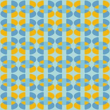 Abstract rounded ornament for decorating any surfaces or things. Seamless pat Stock Illustration