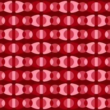 Abstract rounded ornament for decorating any surfaces or things. Seamless pat Stock Illustration