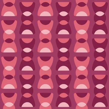 Abstract rounded ornament for decorating any surfaces or things. Seamless pat Stock Illustration