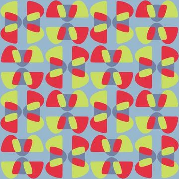 Abstract rounded ornament for decorating any surfaces or things. Seamless pat Stock Illustration