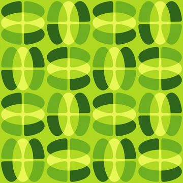 Abstract rounded ornament for decorating any surfaces or things. Seamless pat Illustrazione stock