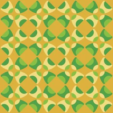 Abstract rounded ornament for decorating any surfaces or things. Seamless pat Stock Illustration