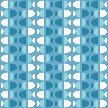 Abstract rounded ornament for decorating any surfaces or things. Seamless pat Stock Illustration